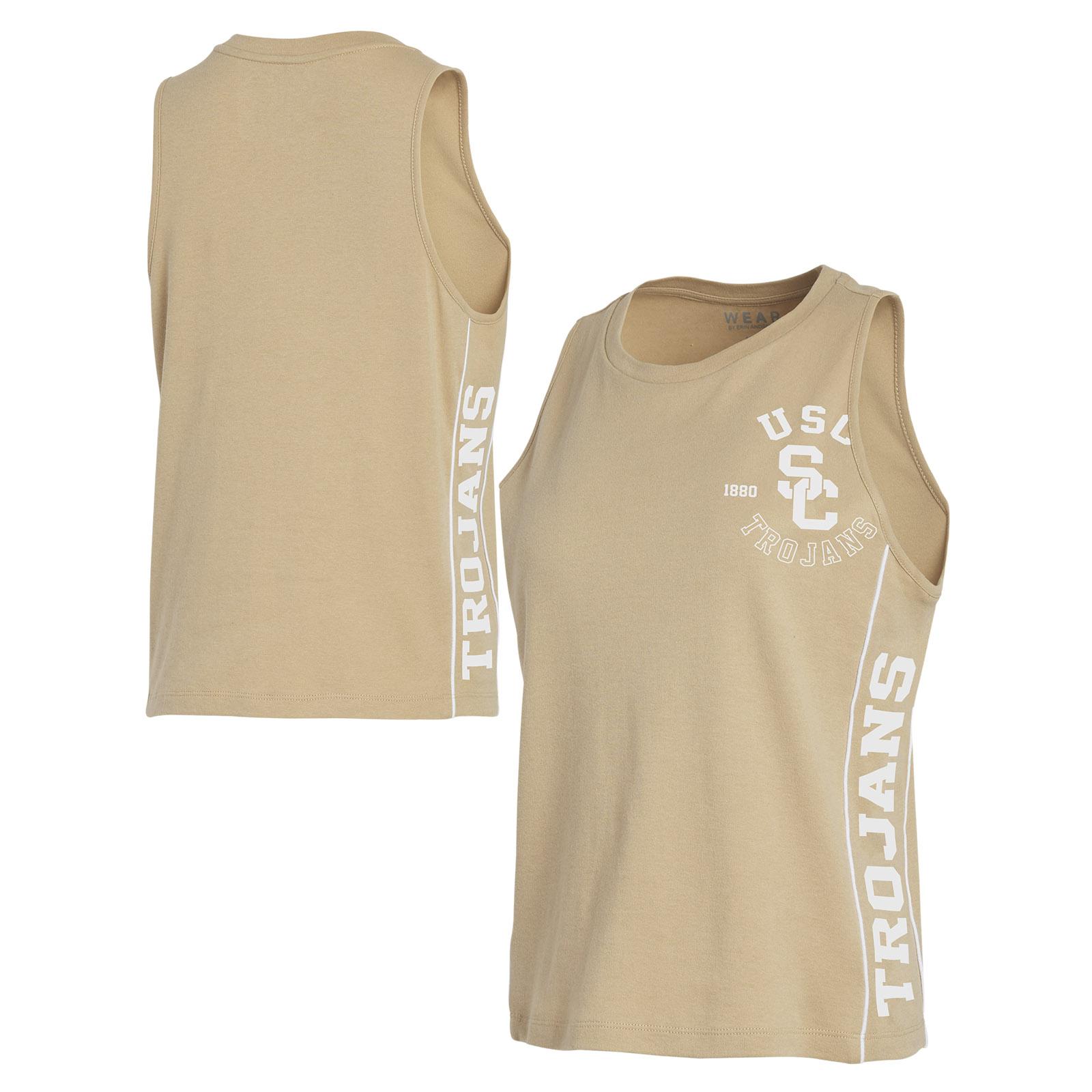 レディースファッション USC Fight On Cardinal and Gold Tank Top Amazon.com: USC Go Trojans Cardinal Gold Pennant Fight On